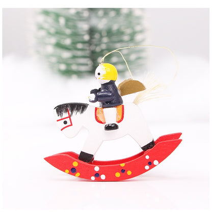 🎅Christmas tree decorations wooden pendants 🎄