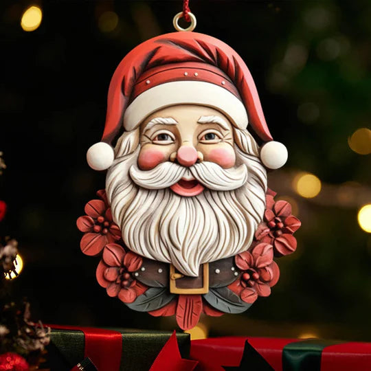 Resin Santa Claus Pendant