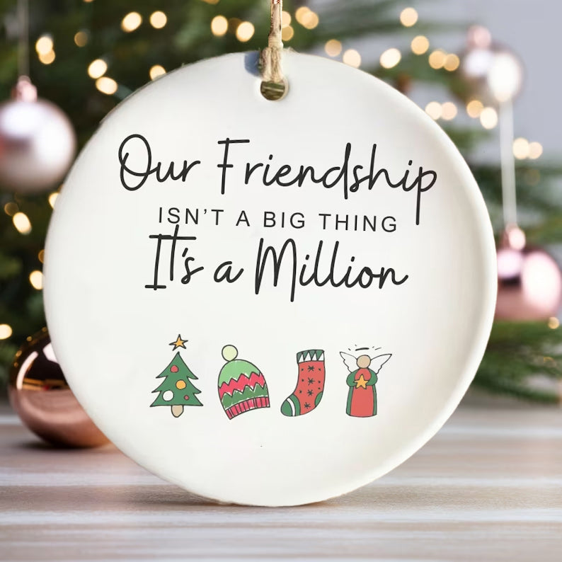 ✨🎄2023 Friend/Neighbor Gift Ornaments-I wish you live next door🥰