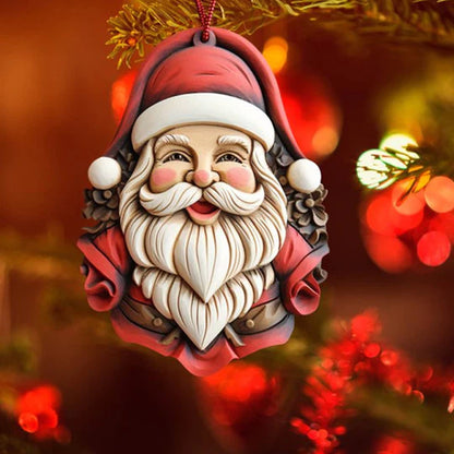 Resin Santa Claus Pendant