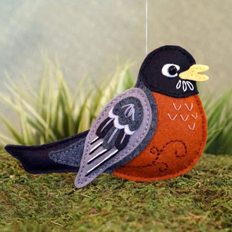 ✨Christmas Sale 80% OFF 🐦Hand Embroidered Felt Bird Ornament