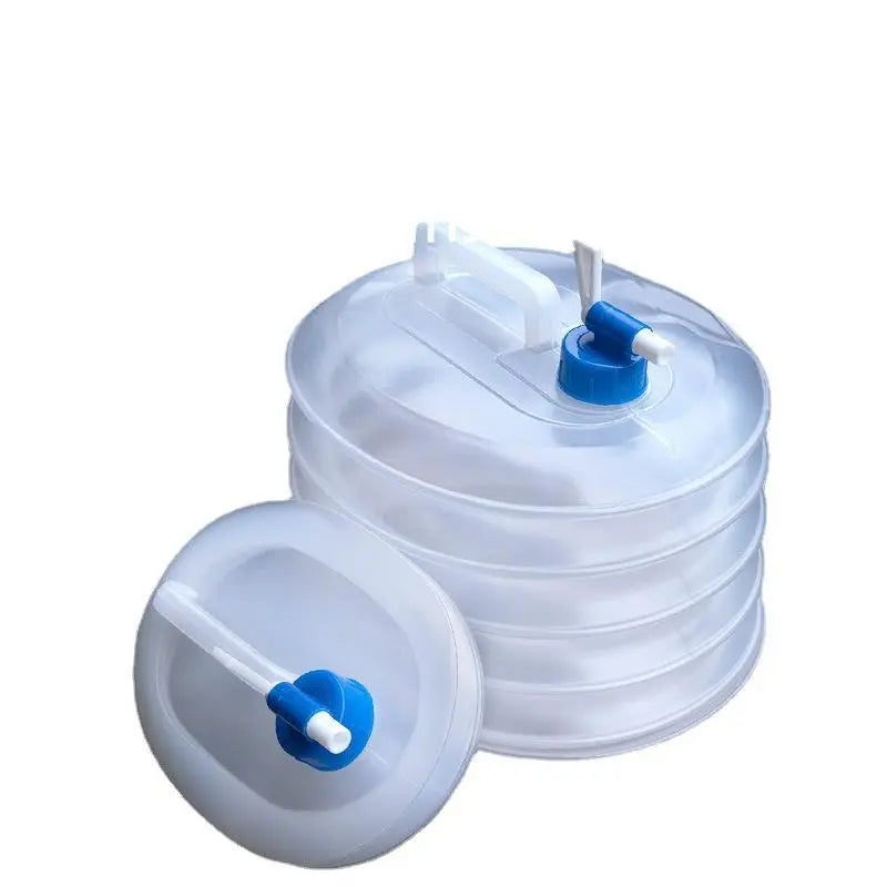 Collapsible Water Bucket, Large-Capacity Portable Pail with Handle for Outdoor Camping, Picnics, and Road Trips