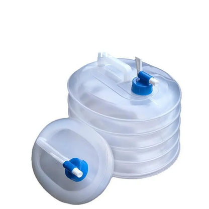 Collapsible Water Bucket, Large-Capacity Portable Pail with Handle for Outdoor Camping, Picnics, and Road Trips