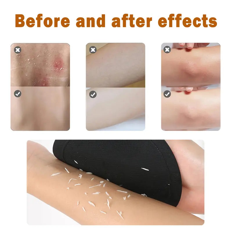 4 Counts Soft Rubber Shower Scrubber for Efficient Cleansing Body🚿
