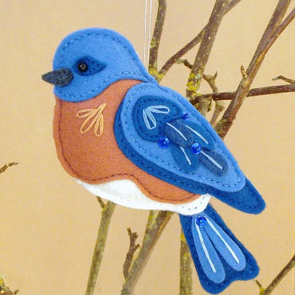 ✨Christmas Sale 80% OFF 🐦Hand Embroidered Felt Bird Ornament