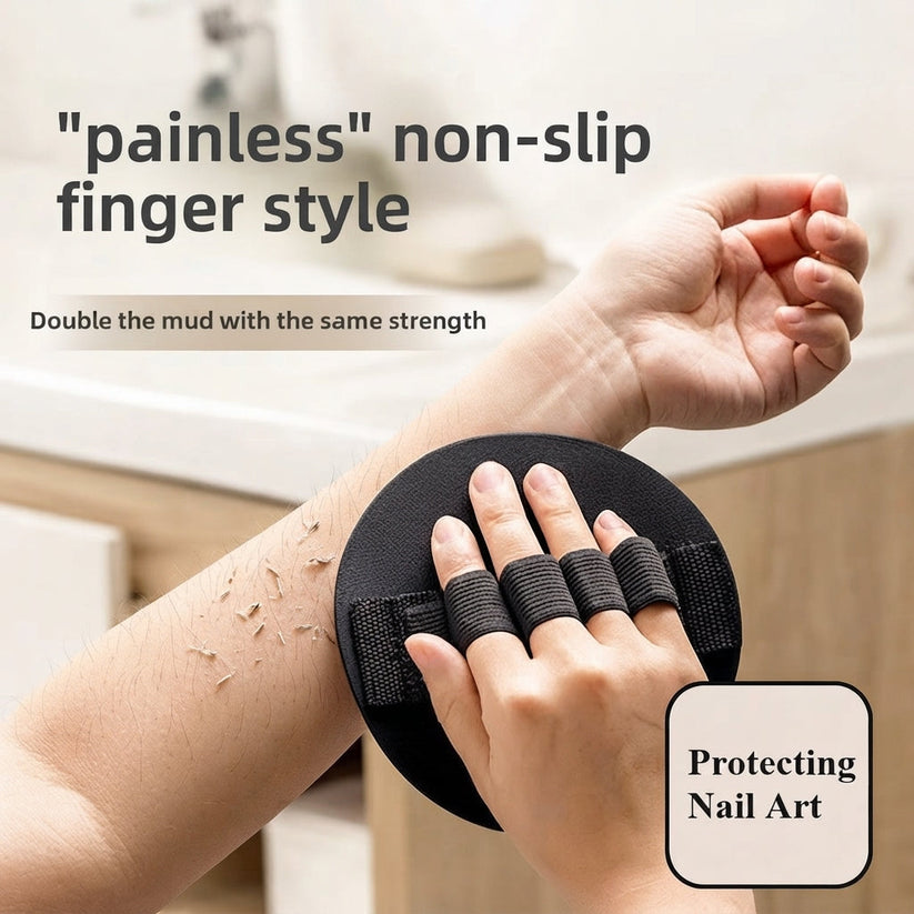 4 Counts Soft Rubber Shower Scrubber for Efficient Cleansing Body🚿