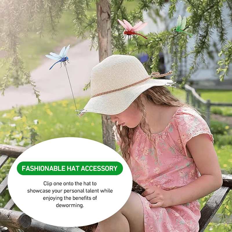 12-Piece Dragonfly Garden Decor Set — Includes 3D Dragonfly Garden Stakes in 4 Colors