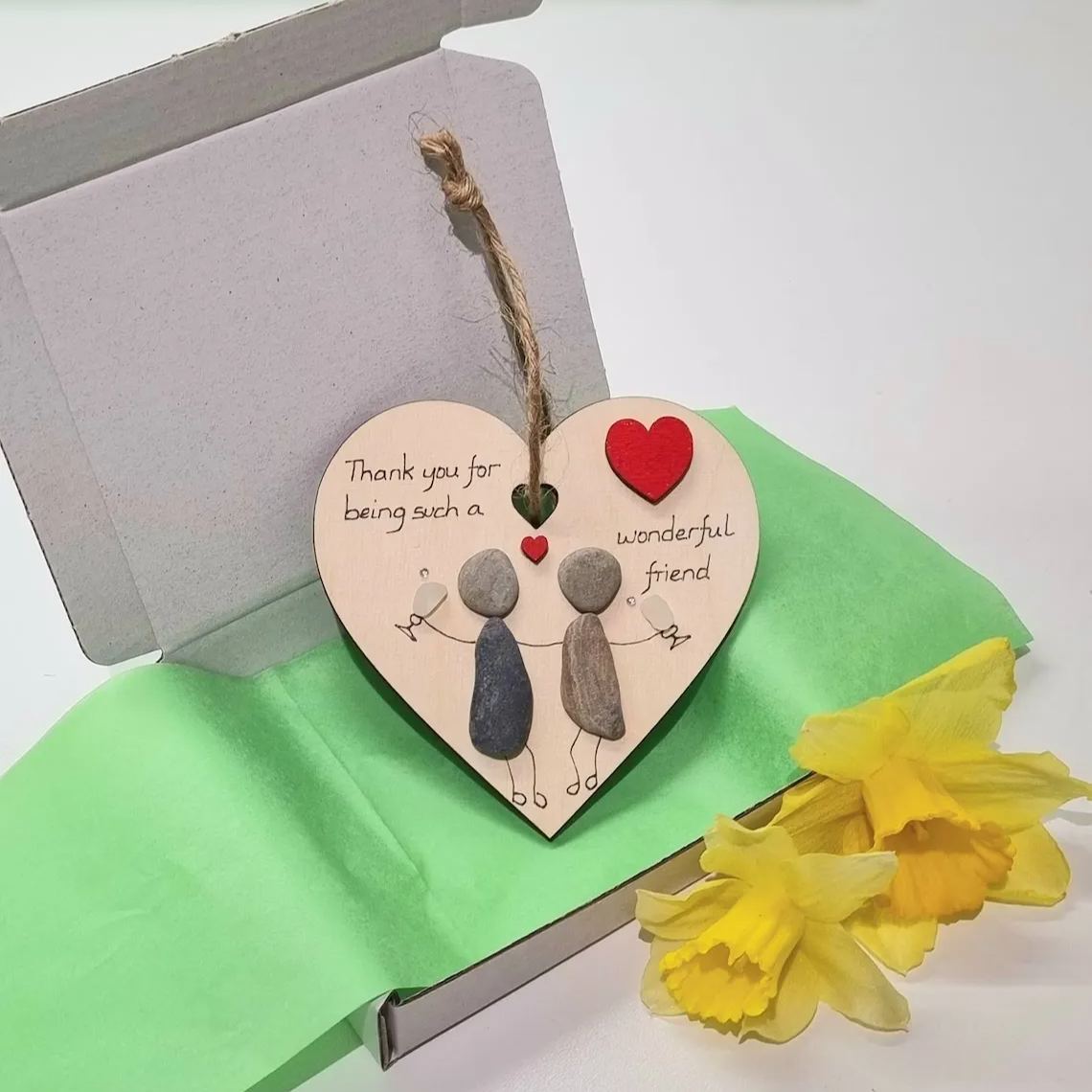 christmas sale 80% OFF✨Wooden Heart Decoration❤